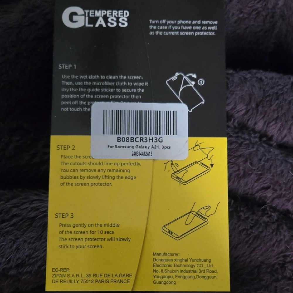 Samsung Clear Screen Protector Pack for Galaxy A21 - Transparent